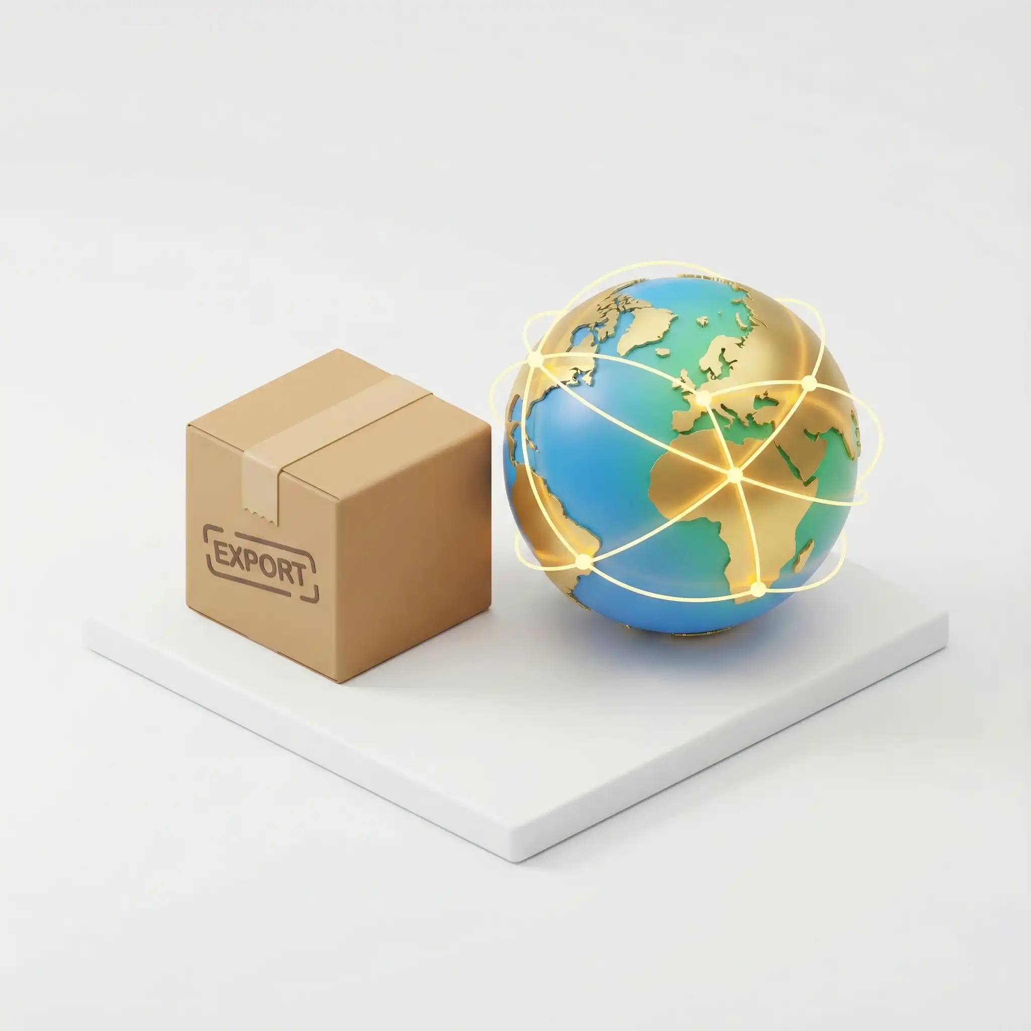 Global logistics icon for worldwide cumin export