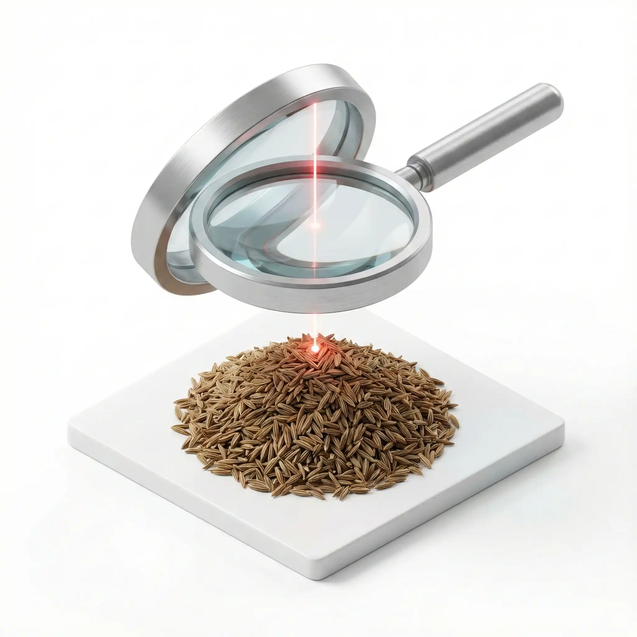 Laser sorting technology icon ensuring 99.5% purity